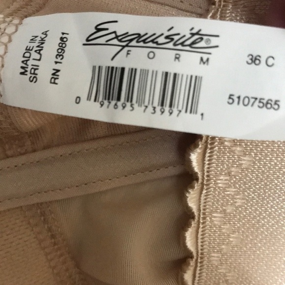 Exquisite Form Corset Bra 36C - Picture 8 of 10